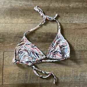 Breeza striped bikini top